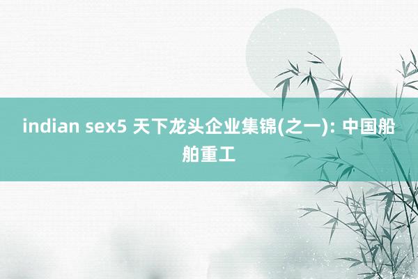 indian sex5 天下龙头企业集锦(之一): 中国船舶重工